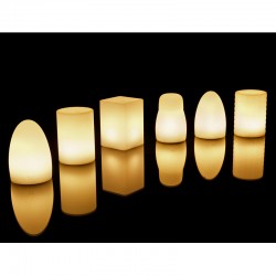 Lot de 8 Lampes Imagilights Collection Tebur avec Led Assorties et Plateau Multi-chargeurs Imagilights