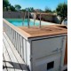 Piscina Acero inoxidable CosyPool 350x600 H150 rectángulo