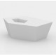 Table Lounge Basse Faz Vondom Blanc