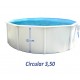 Oberirdischer Pool TOI Magnum rund 350x132 Compact Weiß