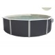 Oberflur-Pool TOI Magnum rund 350x132 Anthrazit