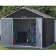 Metall-Gerätehaus Habrita 299x249x h249 Doppelt geneigtes Dach
