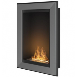 SIMPLEfire Frame 550 Edelstahl-Bioethanol-Kamin mit 1 Glasscheibe