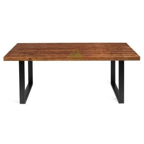 Annette Premium Esstisch aus Holz 1,9x0,96m Nussbaumfarbe