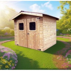 Abri de Jardin Bois Thermabri Habrita 4.87 m2 Abri de Jardin Bois Thermabri Habrita 4.87 m2