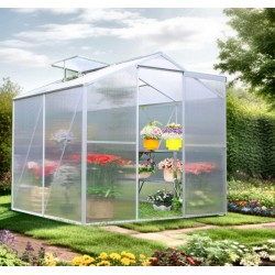 Serra da giardino in alluminio Habrita 2.50m2