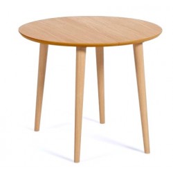 Uitschuifbare Ronde Tafel 90 tot 170x90 hout eiken Quio VeryForma
