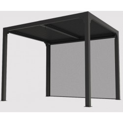 Cortina Lateral Cortina Bioclimática Pérgola Habrita 3m Cortina Lateral Cortina Bioclimática Pérgola Habrita 3m