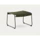 Arvin Swirl Chair in Beige Chenille Fabric and VeryForma Oak Wood Legs