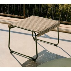 Arvin Swirl Chair in Beige Chenille Fabric and VeryForma Oak Wood Legs