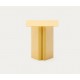 Black Jet Mindi Wooden Side Table 50cm VeryForma
