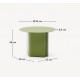 Avin Green Iron Side Table 55cm VeryForma