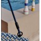Aliga hangstoel in aluminium en blauw rotan VeryForma