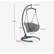 Aliga Hängesessel aus Aluminium und blauem Rattan VeryForma