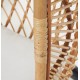 Kate Hanging Chair in Natural Rattan and VeryForma Steel