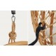 Kate Hanging Chair in Natural Rattan and VeryForma Steel