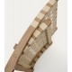 Beli Sillón plegable de madera maciza y cuerda color crema VeryForma