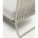 Saco 3-seater outdoor sofa in rope and steel VeryForma