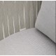 Sillón de exterior Saco en cuerda y acero gris VeryForma