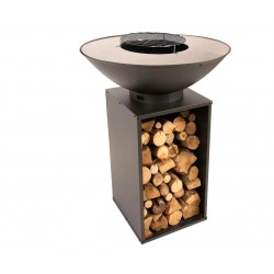 Braciere Onyx 80 con griglia rialzata e coperchio RedFire