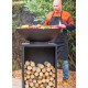 Braciere Onyx 80 con griglia rialzata e coperchio RedFire