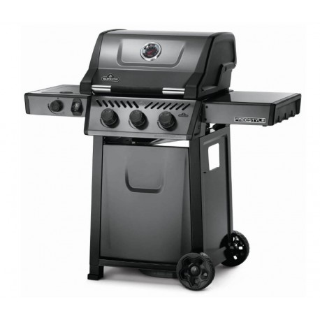 Barbacoa de gas Napoleon Freestyle 365 con estufa lateral y 3 quemadores