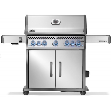 Barbacoa de gas Napoleon Rogue® PRO-S 625 RSIB de acero inoxidable SIZZLE ZONE™ 7 con quemador lateral y trasero