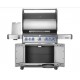 Barbacoa de gas Napoleon Rogue® PRO-S 625 RSIB de acero inoxidable SIZZLE ZONE™ 7 con quemador lateral y trasero