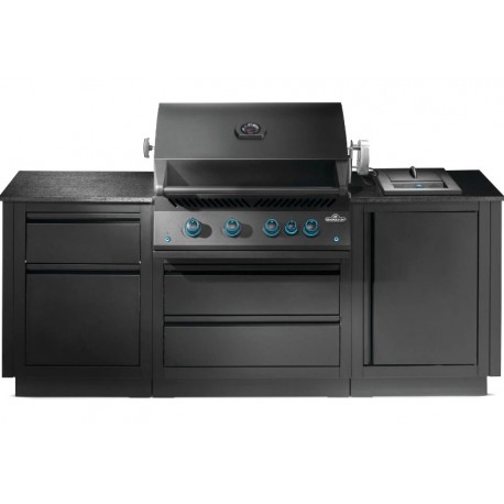 OASIS® 105 Napoleon Matte Black 700 Series Sizzle Zone® Side Outdoor Kitchen