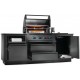 Cuisine extérieure OASISᴹᴰ 105 Napoleon Matte Black Série 700 latéral Sizzle Zoneᴹᴰ