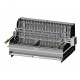 Le Marquier Irissarry Edelstahlgrill mit Drehspieß 78x32