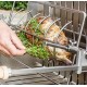 Le Marquier Mendy Edelstahlgrill mit Wagen und Drehspieß