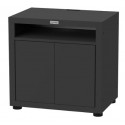 Le Marquier Outdoor-Küchenschrank 80 x55 cm schwarzer Stahl