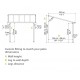 Olympia 3x6,1 m Wandpergola aus Weißaluminium und Canopia Polycarbonat