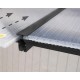 Pérgola de parede Olympia 3x9,15m em alumínio cinzento e policarbonato Canopia
