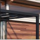 Pergola adossée Stockholm 3.5x6.6m aluminium Gris anthracite et toit transparent Canopiaonate Canopia