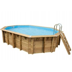 Piscina Madera Ubbink Azura 250x450 H126cm Forro Azul Piscina Madera Ubbink Azura 250x450 H126cm Forro Azul